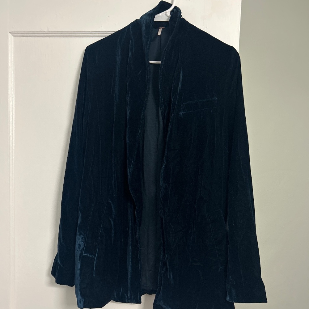 Free people velvet blazer